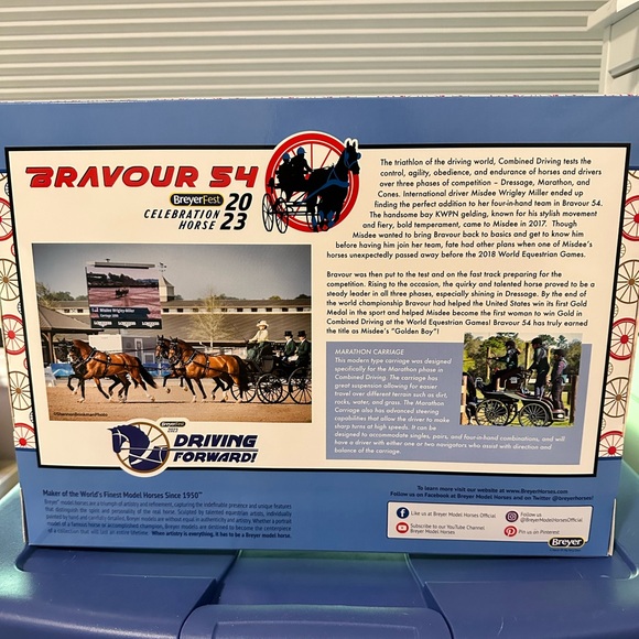 NWT breyer breyerfest 2023 brauvor 54 limited edition model horse - Picture 5 of 5